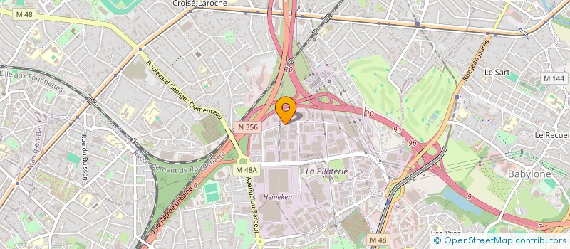 localisation de l'entreprise OBVIE INFORMATIQUE à MARCQ-EN-BARŒUL