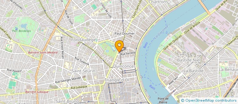 localisation de l'entreprise OBVY  BORDEAUX