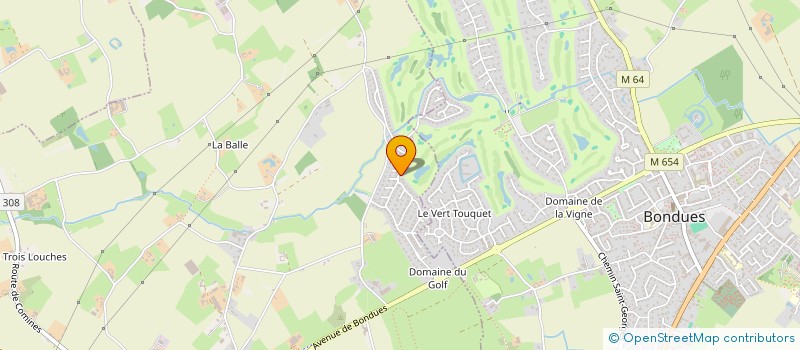 localisation de l'entreprise OBW  WAMBRECHIES