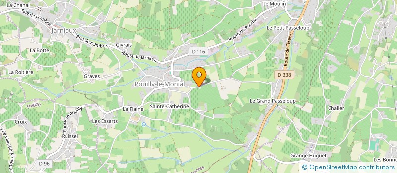 localisation de l'entreprise OBY-ONE HOLDING  PORTE DES PIERRES DOREES