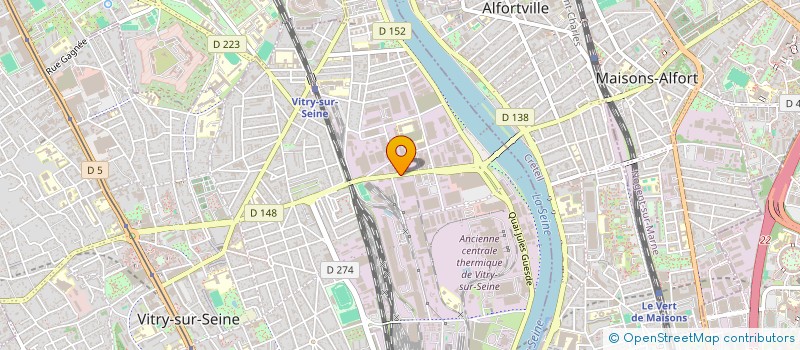 localisation de l'entreprise OBYFIGHT ASSOCIATION à VITRY SUR SEINE