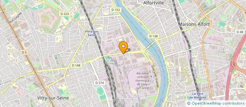 localisation de l'entreprise OBYFIGHT TEAM PRO à VITRY SUR SEINE