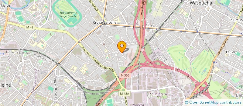localisation de l'entreprise OBYTEC à MARCQ-EN-BARŒUL