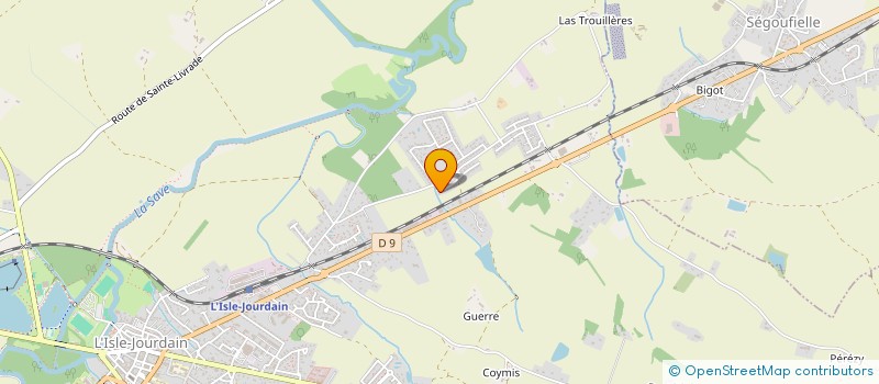 localisation de l'entreprise OC 31 ETANCHEITE à L'ISLE-JOURDAIN