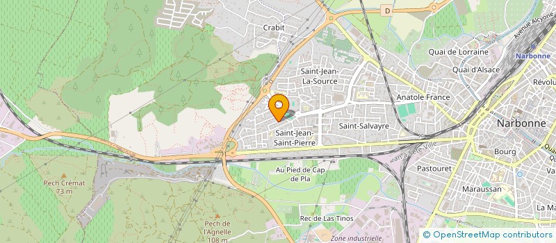 localisation de l'entreprise OC à NARBONNE