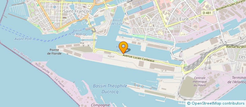 localisation de l'entreprise OC à LE HAVRE