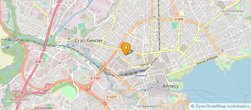 localisation de l'entreprise OC à ANNECY
