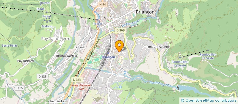 localisation de l'entreprise OC BASKET BALL ASSOCIATION à BRIANCON