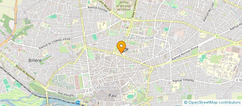 localisation de l'entreprise OC-BI BEARN à PAU