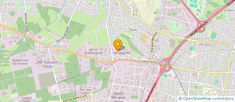 localisation de l'entreprise OC CONSEIL  LE HAILLAN