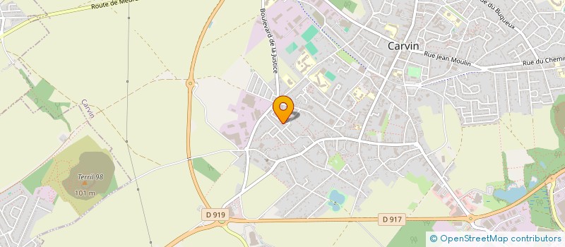 localisation de l'entreprise OC DEVELOPPEMENT à CARVIN