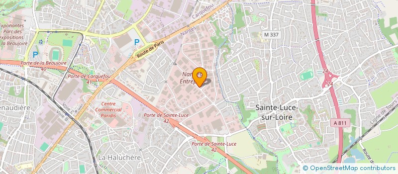 localisation de l'entreprise OC DISTRIBUTION à NANTES