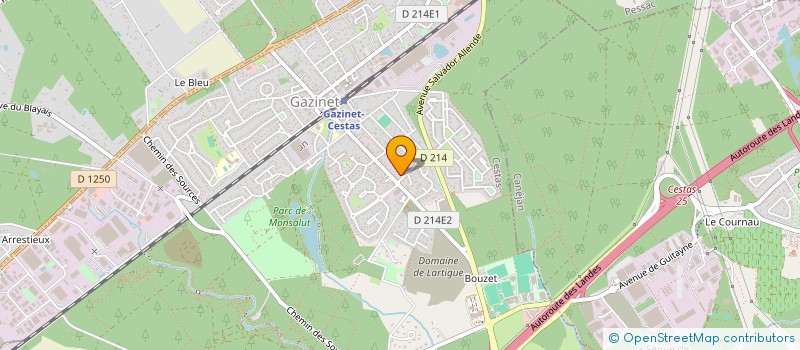 localisation de l'entreprise OC GROUP  CESTAS