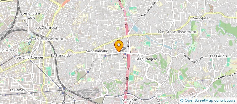 localisation de l'entreprise OC HOLDING  MARSEILLE