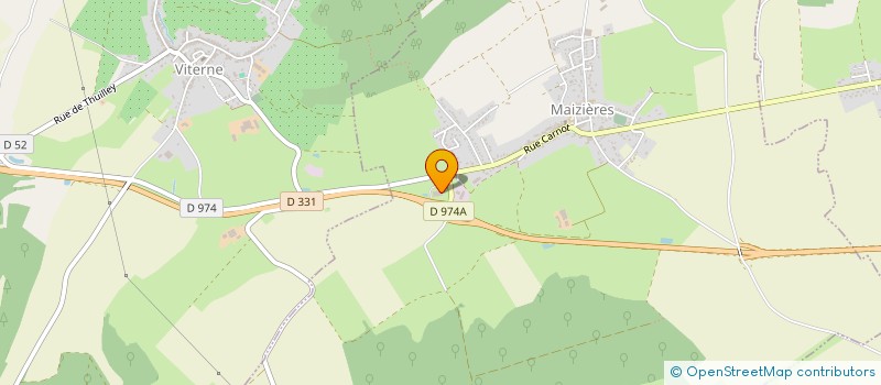 localisation de l'entreprise OC HOLDING  MAIZIERES