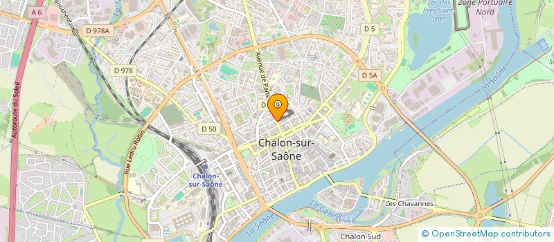 localisation de l'entreprise OC IMMO à CHALON-SUR-SAONE