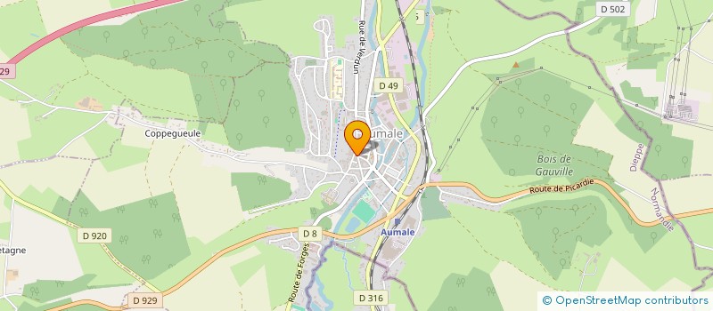 localisation de l'entreprise OC IMMO  AUMALE