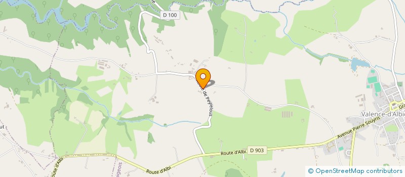 localisation de l'entreprise OC'IMMO  VALENCE-D'ALBIGEOIS