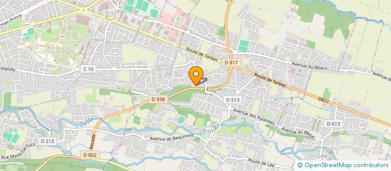 localisation de l'entreprise OC-IMMO64  IDRON