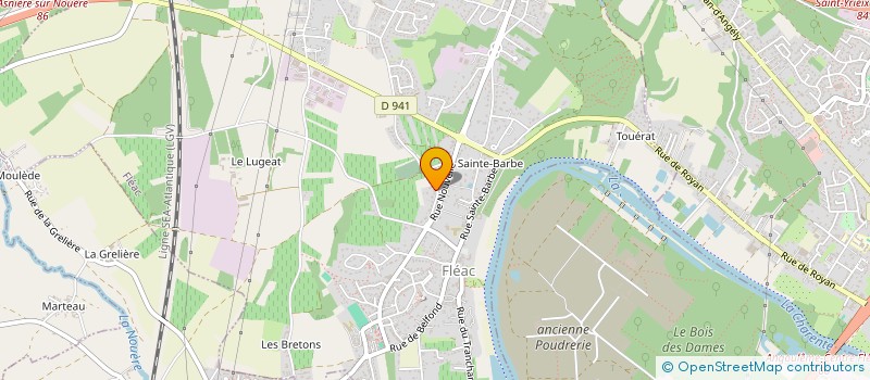 localisation de l'entreprise OC INVESTISSEMENT à FLEAC