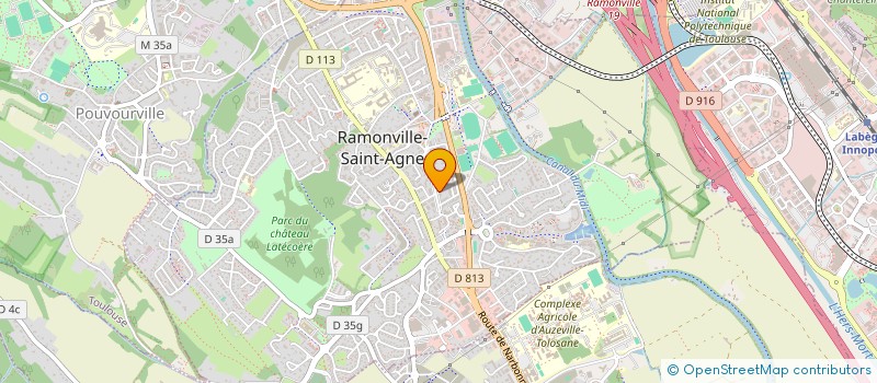 localisation de l'entreprise OC-MULTISERVICES à RAMONVILLE-SAINT-AGNE