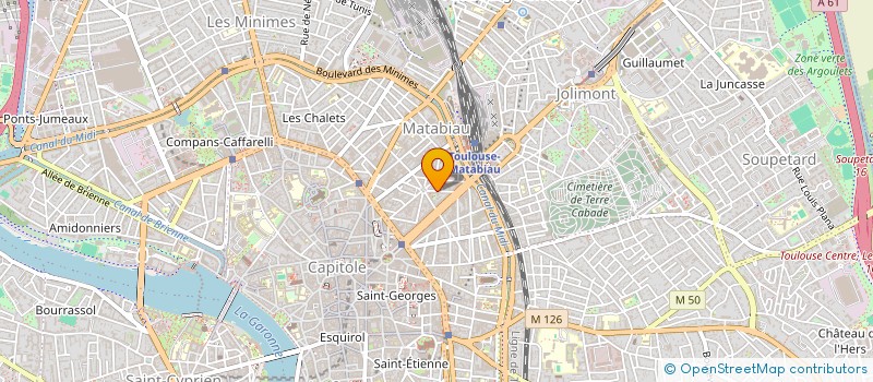 localisation de l'entreprise OC'NAT à TOULOUSE