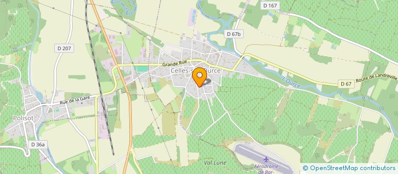 localisation de l'entreprise OC NATURE à CELLES-SUR-OURCE