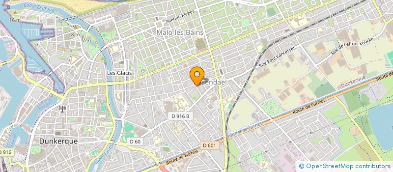 localisation de l'entreprise OC PATRIMOINE à DUNKERQUE