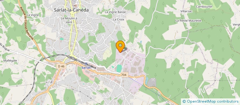 localisation de l'entreprise OC-PRO.FR à SARLAT-LA-CANEDA
