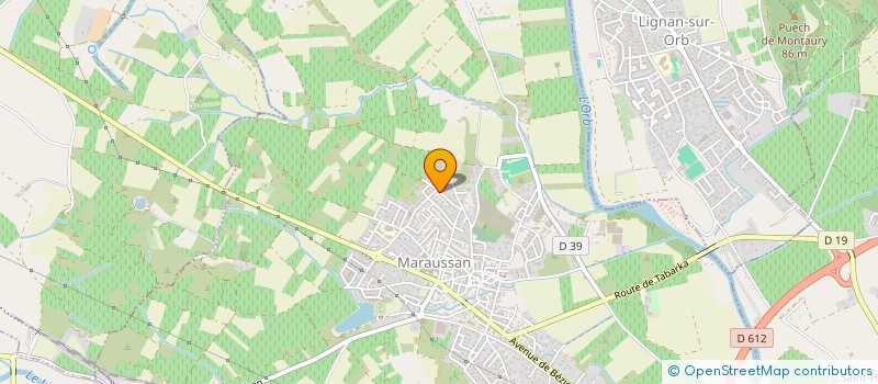 localisation de l'entreprise OC'RESTO  MARAUSSAN