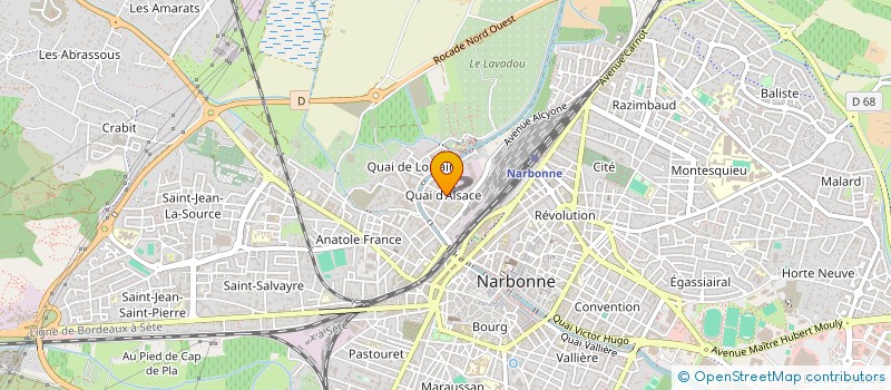 localisation de l'entreprise OC SERVICE  NARBONNE