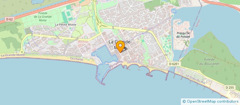 localisation de l'entreprise OC SERVICES  LA GRANDE-MOTTE