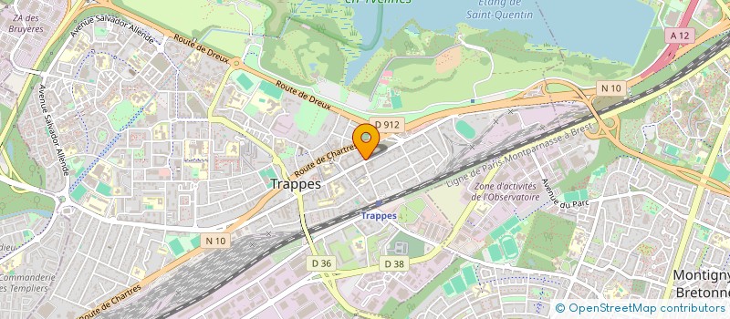 localisation de l'entreprise OC SERVICES  TRAPPES