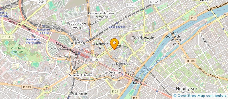 localisation de l'entreprise OC'VIA MAINTENANCE à PUTEAUX