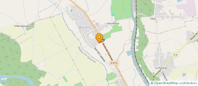 localisation de l'entreprise OC VTC  BESSENS