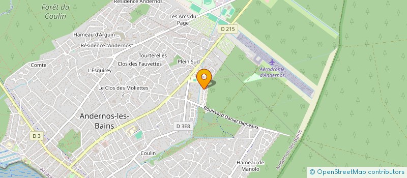 localisation de l'entreprise OC2L  ANDERNOS-LES-BAINS