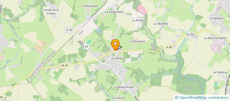 localisation de l'entreprise OC2P  LA CHAPELLE-SUR-ERDRE