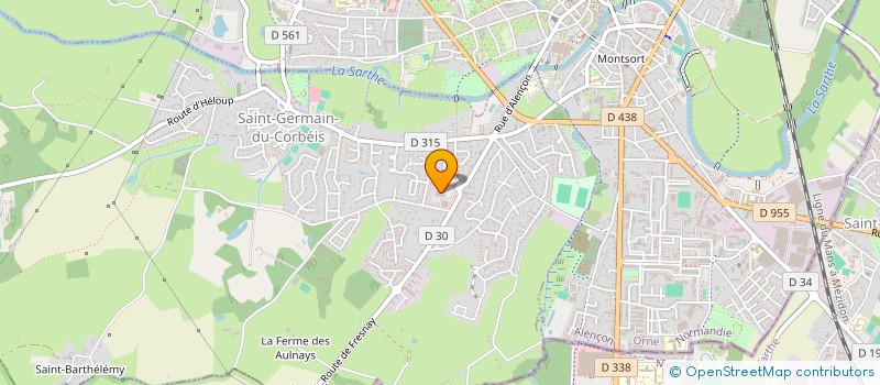 localisation de l'entreprise OC3E DISTRIBUTION à SAINT-GERMAIN-DU-CORBEIS