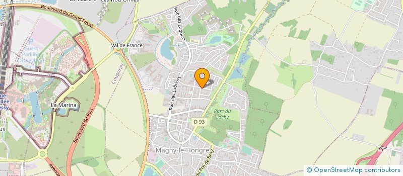 localisation de l'entreprise OC9 SAS  MAGNY-LE-HONGRE