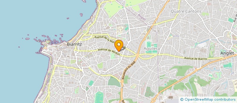 localisation de l'entreprise OCA à BIARRITZ