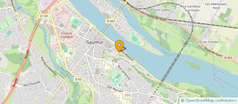 localisation de l'entreprise OCA à SAUMUR