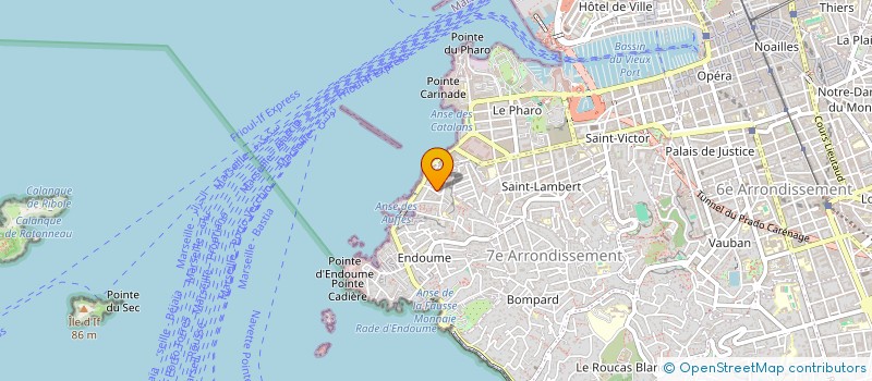 localisation de l'entreprise OCA à MARSEILLE