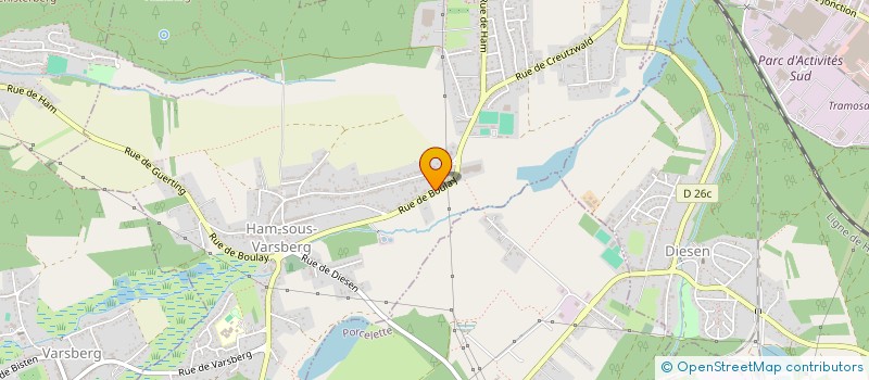 localisation de l'entreprise OCA  HAM-SOUS-VARSBERG
