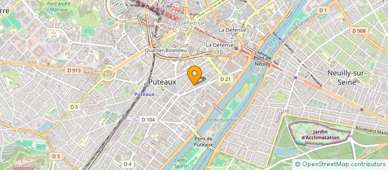 localisation de l'entreprise OCAB AUTOMOBILES à NEUILLY-SUR-SEINE