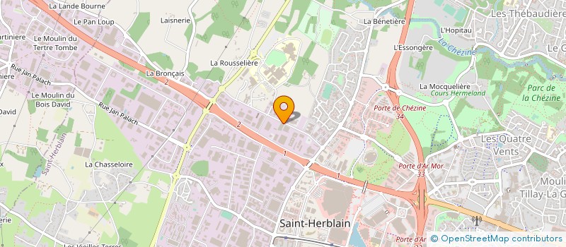 localisation de l'entreprise OCABURO à SAINT-HERBLAIN