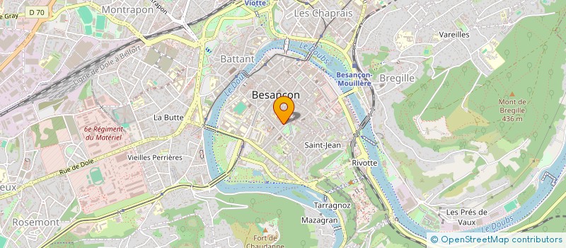 localisation de l'entreprise OCAE à BESANCON