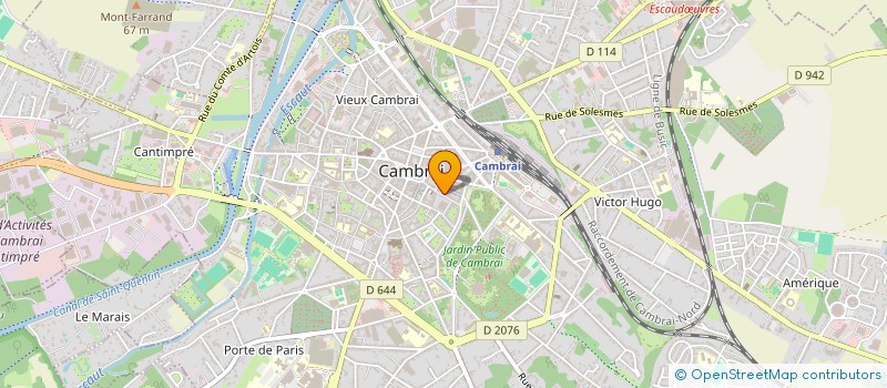 localisation de l'entreprise OCAP à CAMBRAI