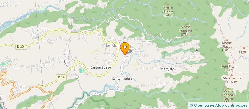 localisation de l'entreprise OCAP IMMO  LE MORNE-VERT