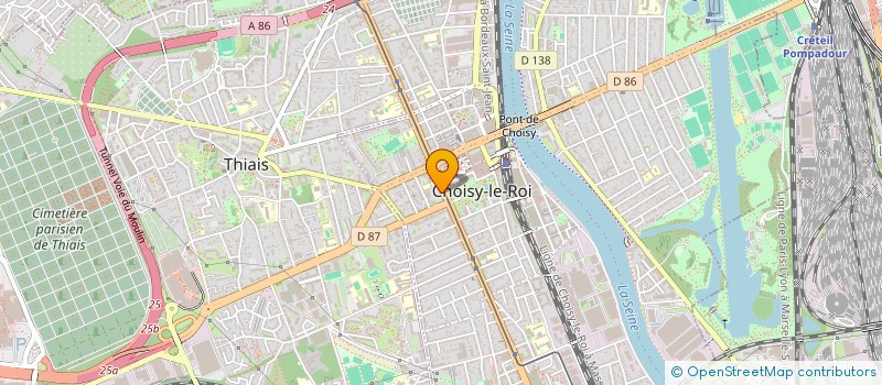 localisation de l'entreprise OCARINA FINANCE à CHOISY-LE-ROI