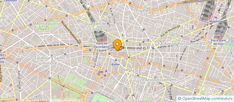 localisation de l'entreprise OCB AUBER  PARIS